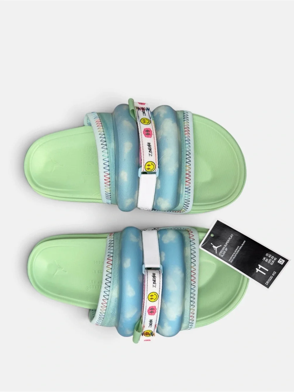 Nike Jordan x J Balvin Super Play SP Slides Size 11 NEW WITH BOX